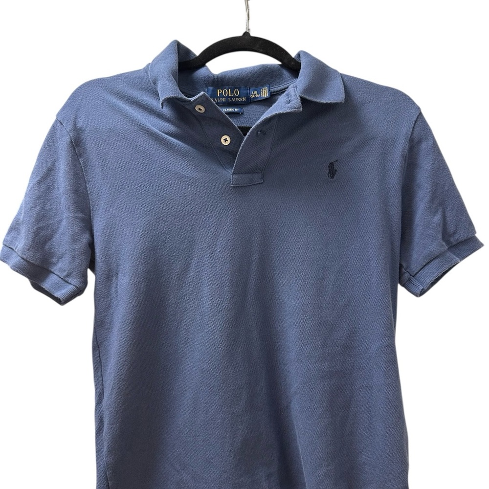 Polo by Ralph Lauren Boys Blue Polo Shirt large 14-16